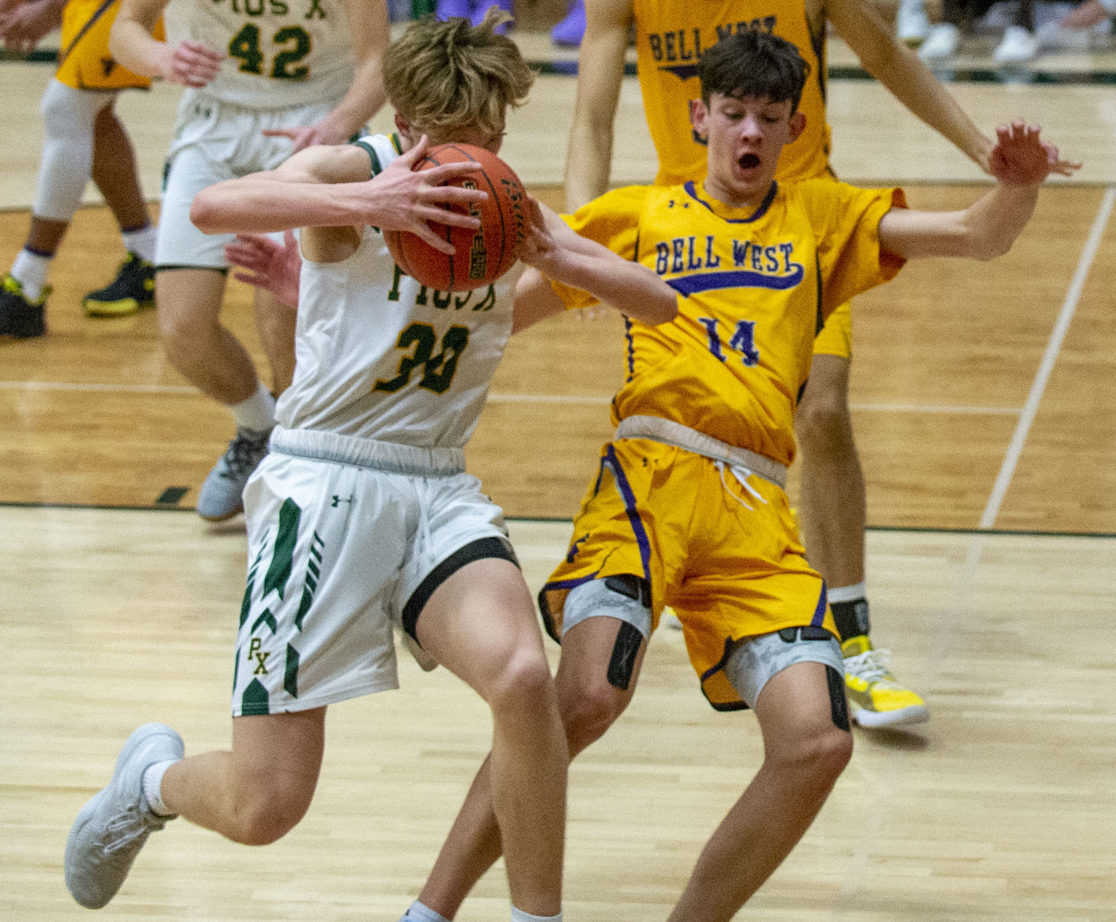 Bellevue West vs. Lincoln Pius X Basketball, 1.16